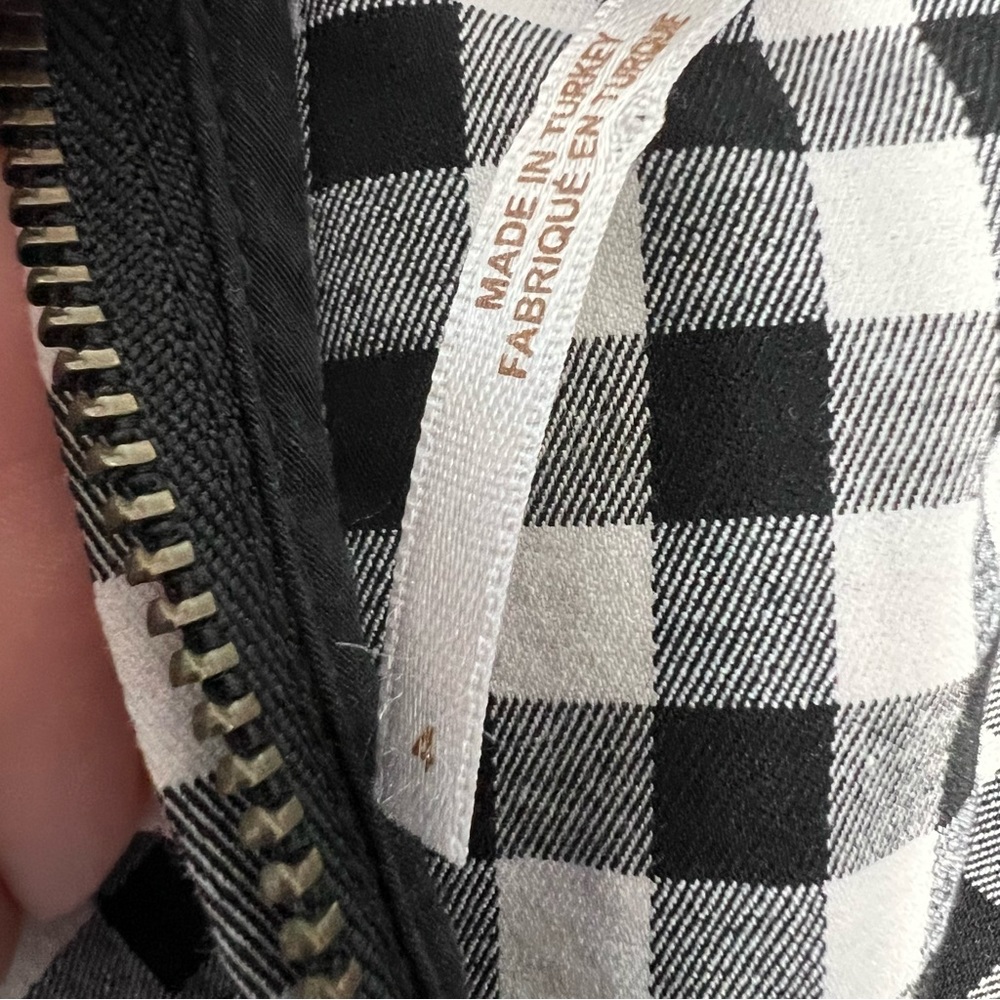 Free People Black and White Checkered Mini Skirt - Picture 8 of 8
